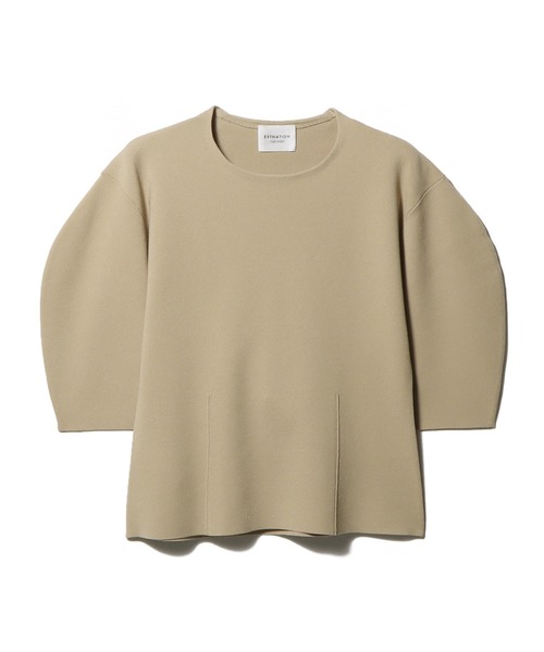 ニット セーター ストレッチミラノ リブニット Tシャツ レディース
