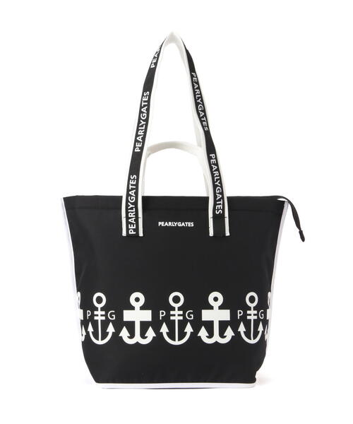 PEARLY GATES トートバッグ 「PEARLY GATES」ロゴアンカー柄
