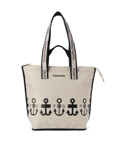 PEARLY GATES ホワイトロッカーバッグ トートバッグ PEARLY GATES トートバッグ 「PEARLY GATES」ロッカーバッグ for