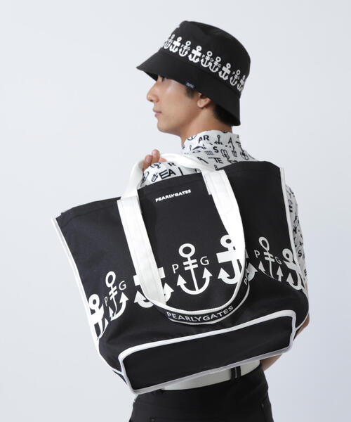 PEARLY GATESロッカーバック パーリーゲイツ ボーダーロッカーバッグ トートバッグ PEARLY