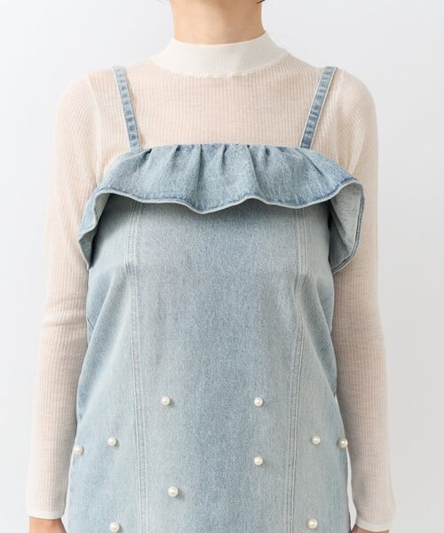 La boutique Bonbon（ラブティックボンボン） ワンピース パール付き