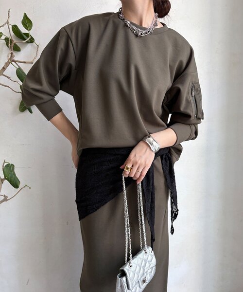 DouDou（ドゥドゥ） セットアップ 「WEB限定」MA1ポケットプルオーバー