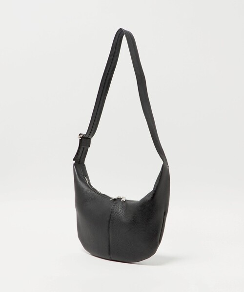 ショルダーバッグ メンズ レディース 革 ユナイテッドアローズ 黒 TY1715 BEAUTY＆YOUTH UNITED ARROWS ショルダーバッグ レザー ムーン