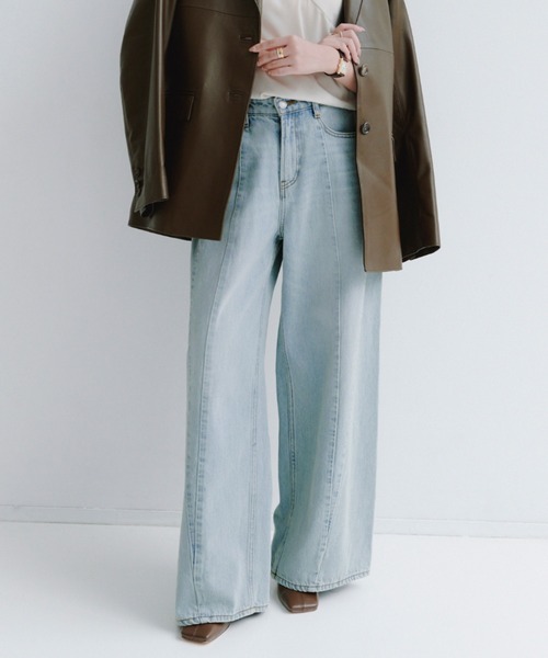 anuans（アニュアンス） ジーンズ デニム デニムパンツ サイドタック