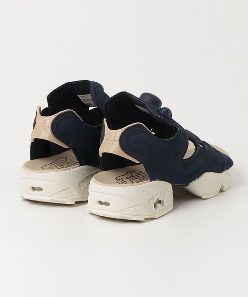 「Reebok」 フラットサンダル 23cm ネイビー レディースの画像