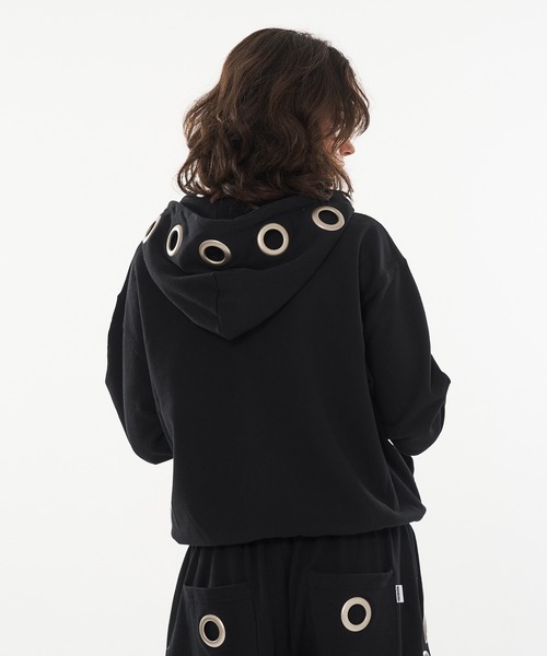 WISH FOR EVER（ウィッシュフォーエバー） パーカー EYELET DESIGN