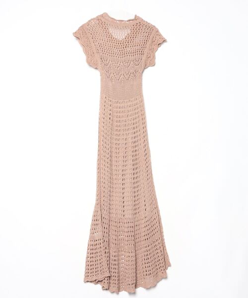 「RANDEBOO」 半袖ワンピース FREE ブラウン レディース_画像2