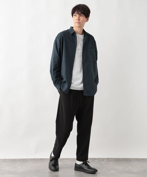 GLOBAL WORK（グローバルワーク） パンツ イージーケアストレッチ
