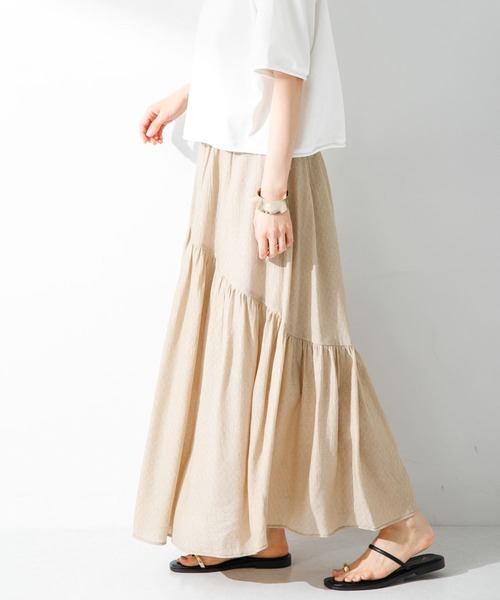 URBAN RESEARCH Sonny Label ロングスカート FREE ピンク レディース