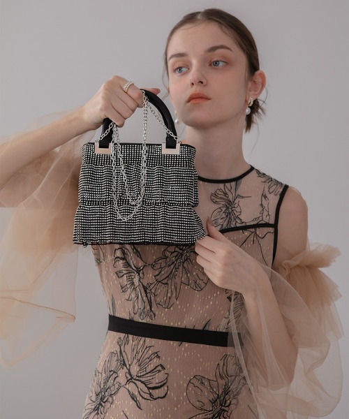 Leja（レジャ） ハンドバッグ 「LEJA」グリッターフリル2WAY