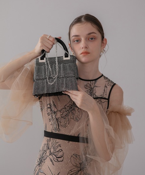 Leja（レジャ） ハンドバッグ 「LEJA」グリッターフリル2WAY