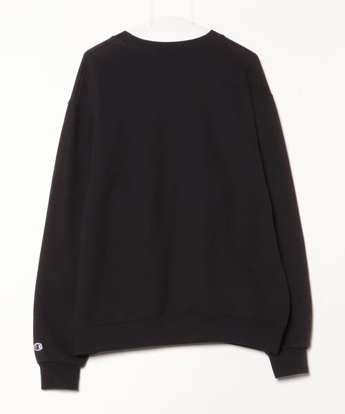 Champion / スウェット/L/コットン/PUP Champion（チャンピオン） 刺繍スウェットカットソー L ブラック