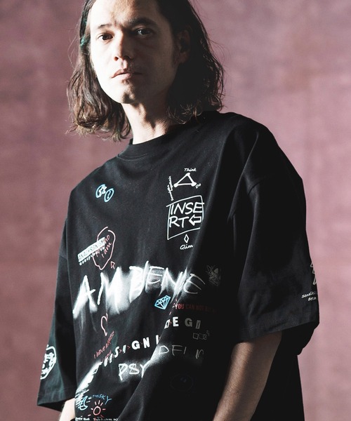 「GLIMCLAP」 半袖Tシャツ S ブラック メンズ_画像9