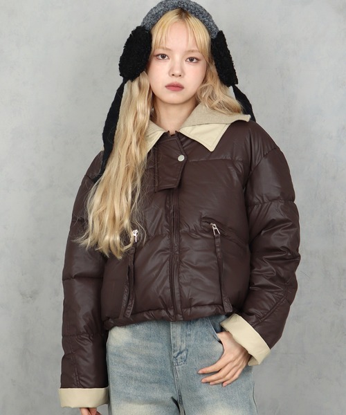 BARELY BLUE ダウンコート ダウンジャケット 「 BARELY BLUE