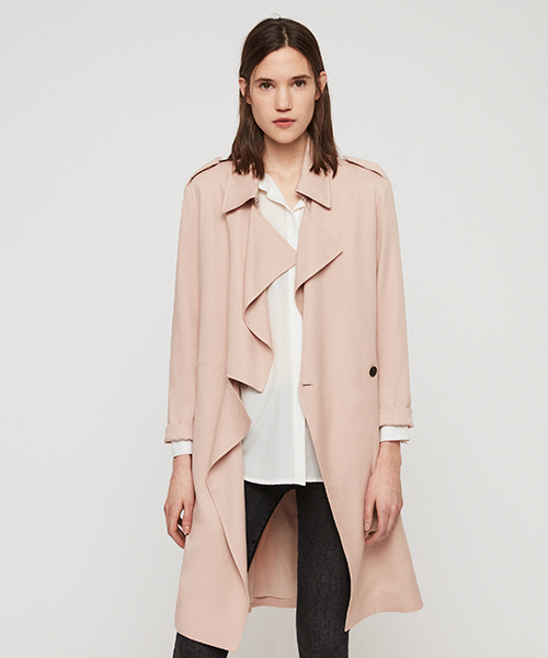 ALLSAINTS（オールセインツ） チェスターコート SMALL ピンク