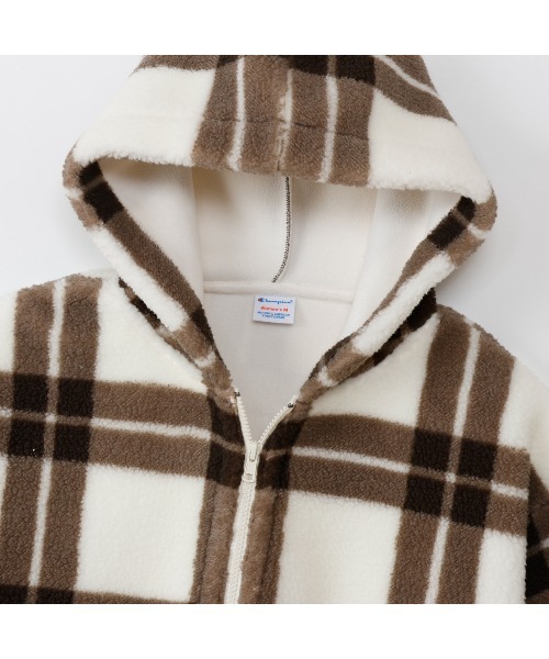 Champion（チャンピオン） パーカー CHECK ZIP HOODED JACKET 