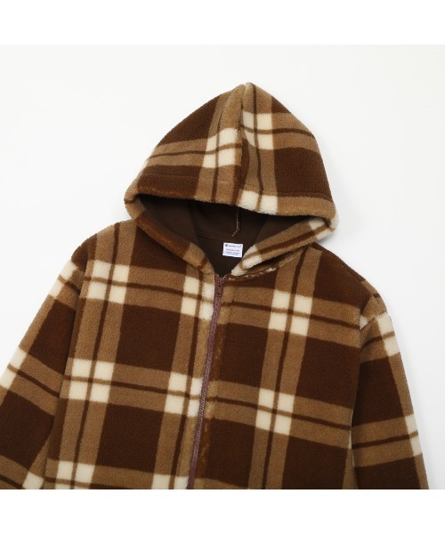 Champion（チャンピオン） パーカー CHECK ZIP HOODED JACKET 