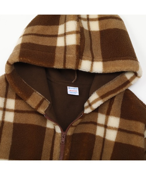 Champion（チャンピオン） パーカー CHECK ZIP HOODED JACKET 