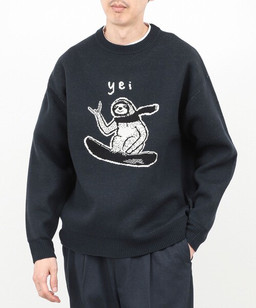 【新品タグ付き】⭐️NOLLEY’S⭐️ノーリーズ コットンセーター NOLLEY'S（ノーリーズ） セーター ニット 「STONEWOLD」 Yei