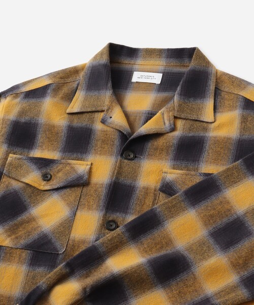 シャツ L Saturdays NYC Kenmare Plaid L/S Shirt Saturdays NYC（サタデーズ ニューヨークシティ） シャツ Marco