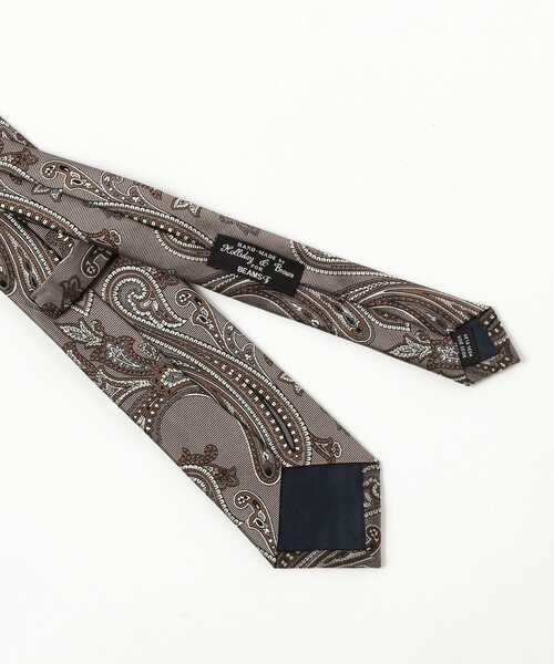 BEAMS F（ビームスF） ネクタイ Holliday ＆ Brown / シルク