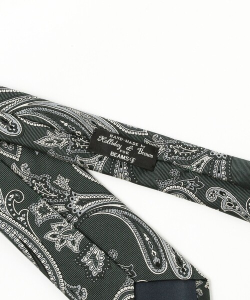 BEAMS F（ビームスF） ネクタイ Holliday ＆ Brown / シルク