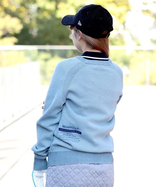 BEAMS GOLF（ビームス ゴルフ） 長袖ニット SMALL イエロー レディース