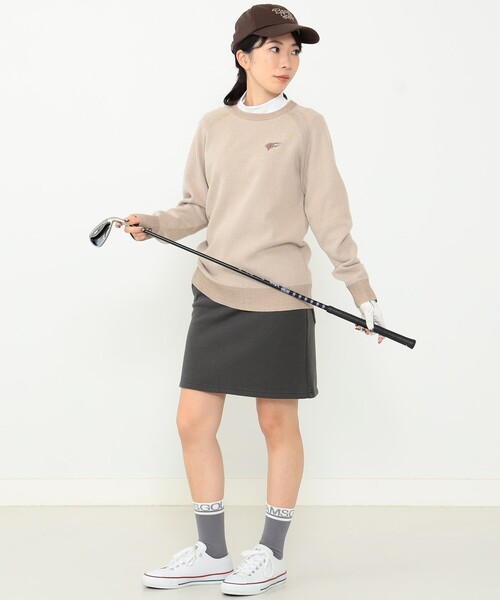 BEAMS GOLF（ビームス ゴルフ） 長袖ニット SMALL イエロー レディース