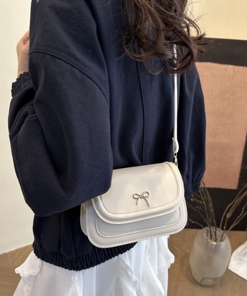 ショルダーバッグ バッグ リボンミニショルダーバッグ レディース