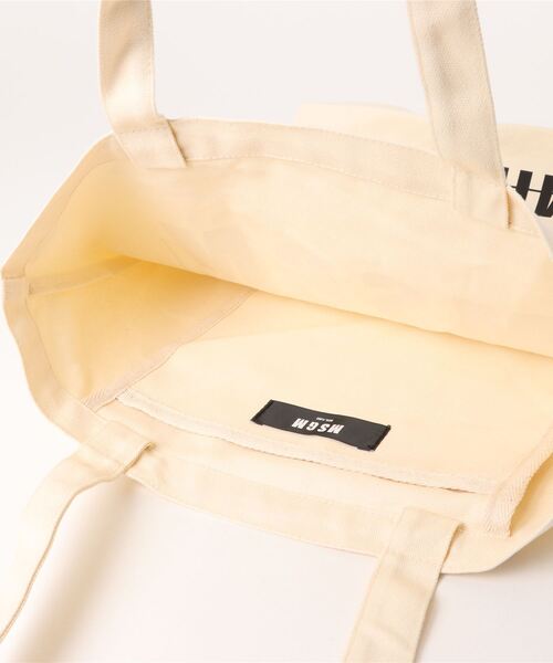 「MSGM」 トートバッグ ONE SIZE ブラック メンズ_画像4
