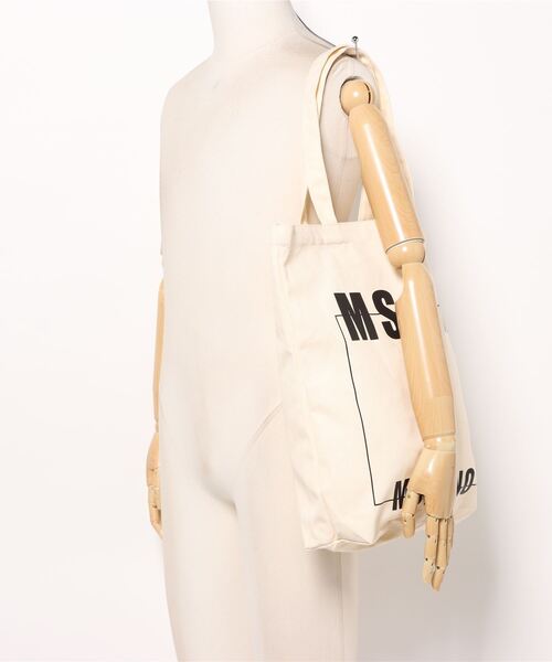 「MSGM」 トートバッグ ONE SIZE ブラック メンズ_画像5