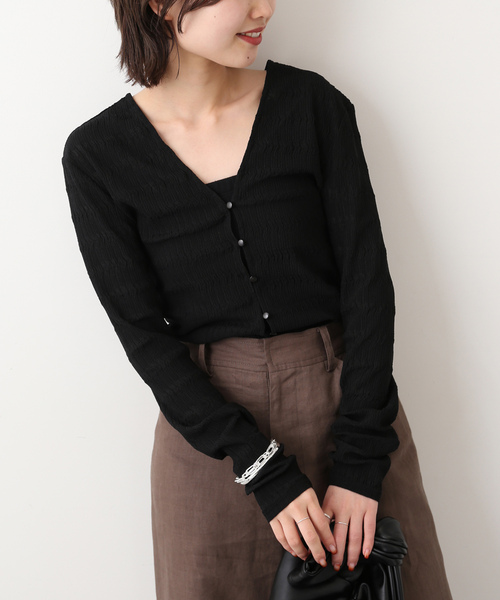 「SLOBE IENA」 長袖チュニック - グリーン レディース_画像3