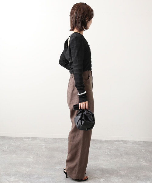 「SLOBE IENA」 長袖チュニック - グリーン レディース_画像5