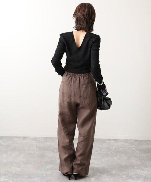 「SLOBE IENA」 長袖チュニック - グリーン レディース_画像6