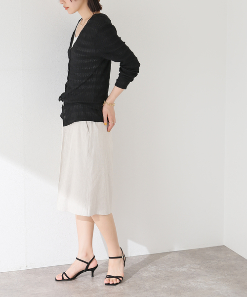 「SLOBE IENA」 長袖チュニック - グリーン レディース_画像10