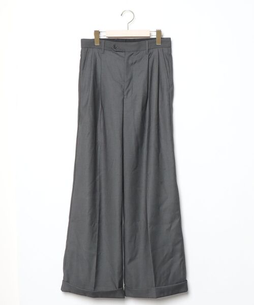 soerte スラックス 1 チャコールグレー メンズ : ZOZOTOWN Yahoo!店