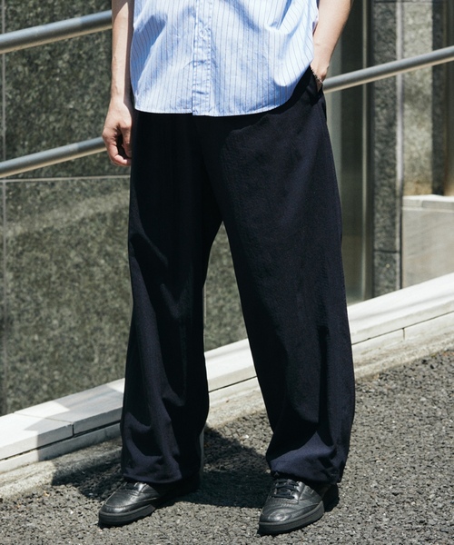 「JOURNAL STANDARD」 イージーパンツ SMALL ブラウン メンズ_画像3