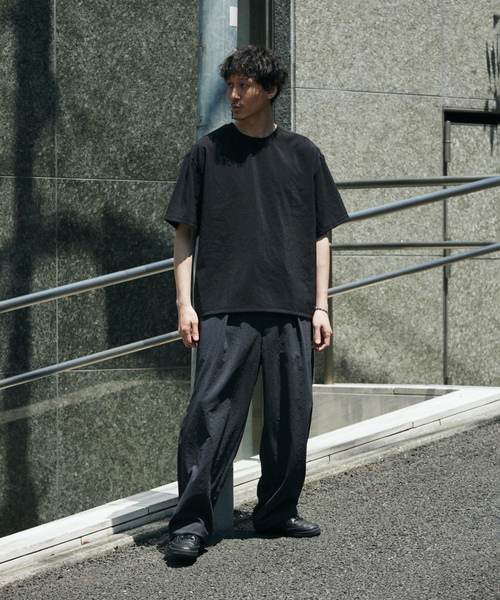 「JOURNAL STANDARD」 イージーパンツ SMALL ブラウン メンズ_画像4