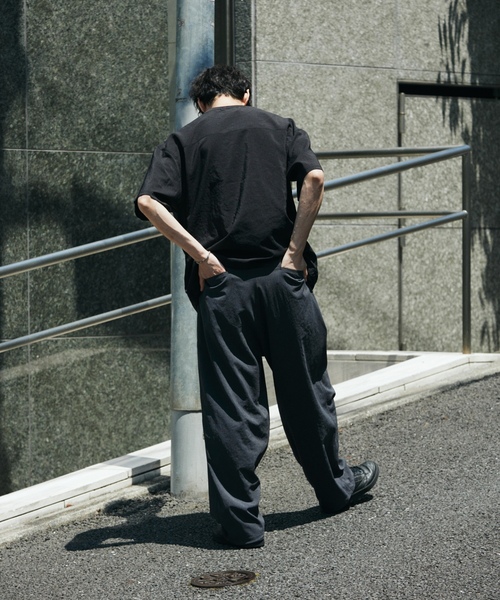 「JOURNAL STANDARD」 イージーパンツ SMALL ブラウン メンズ_画像6