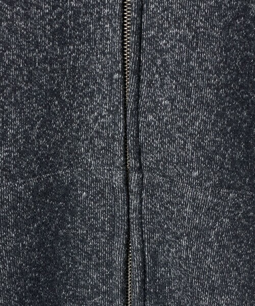 パーカー 「LOOPWHEELER x LOWERCASE for UNITED ARROWS」ゴマシオ ジップアップ フーディ メンズの画像