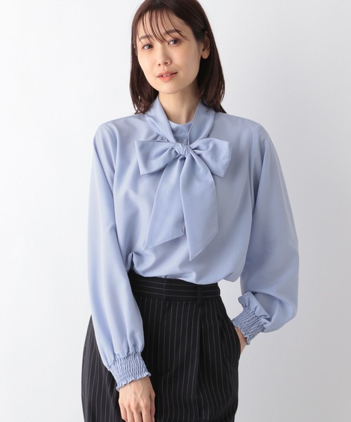 グローバルワーク　ブラウス GLOBAL WORK（グローバルワーク） 長袖ブラウス LARGE サックスブルー