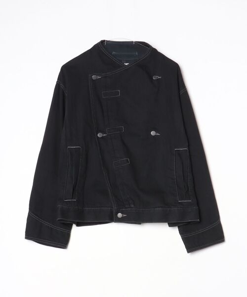ZUCCa（ズッカ） ノーカラージャケット M size ブラック レディース