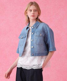 ANAYI（アナイ） デニムジャケット gジャン ストレッチデニムハーフ