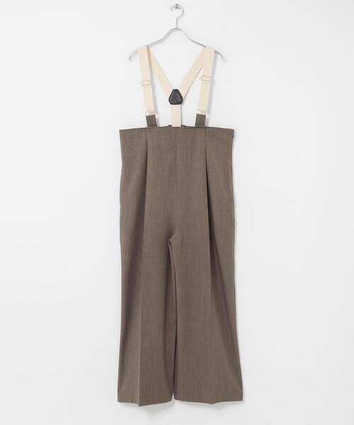 KBF（ケービーエフ） ワイドパンツ パンツ BACKタックサスペンダー 
