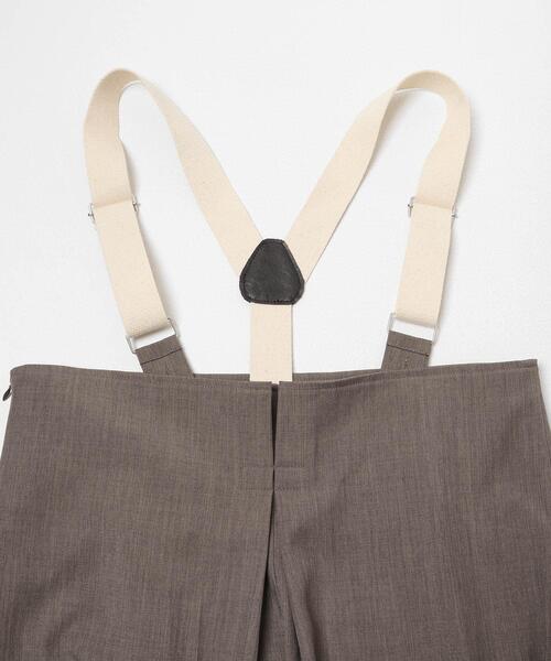 KBF（ケービーエフ） パンツ BACKタックサスペンダーパンツ レディース