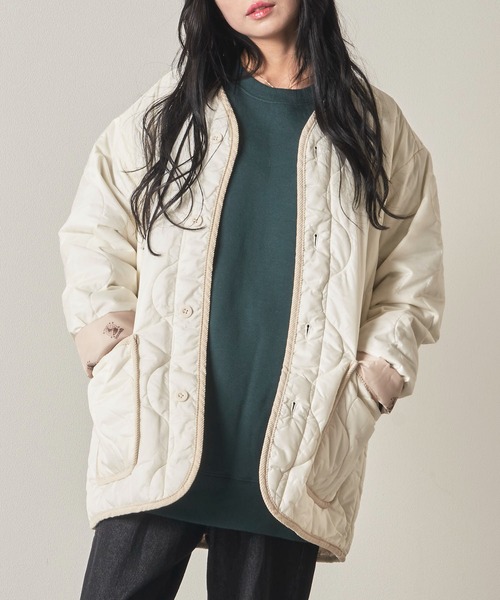 「UNIVERSAL OVERALL」 ノーカラージャケット MEDIUM ブラック レディース_画像2