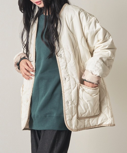 「UNIVERSAL OVERALL」 ノーカラージャケット MEDIUM ブラック レディース_画像3