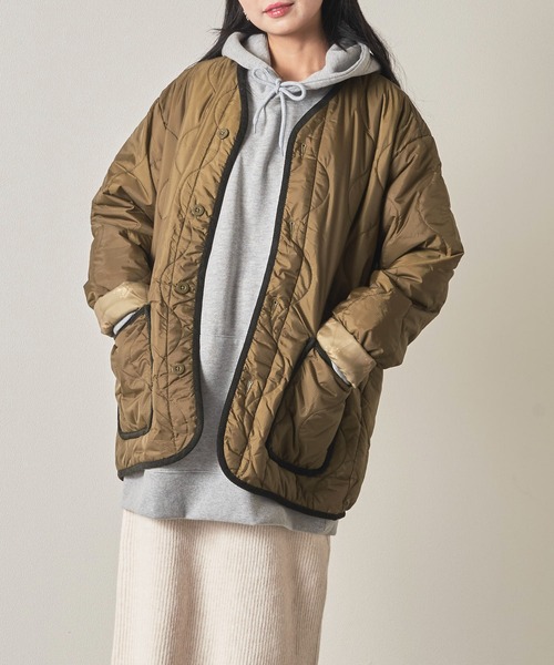 「UNIVERSAL OVERALL」 ノーカラージャケット MEDIUM ブラック レディース_画像6