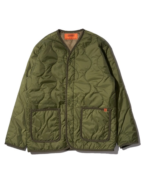 「UNIVERSAL OVERALL」 ノーカラージャケット MEDIUM ブラック レディース_画像7