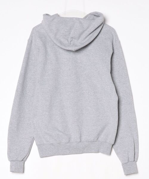 「Champion」 プルオーバーパーカー L グレー レディース_画像2